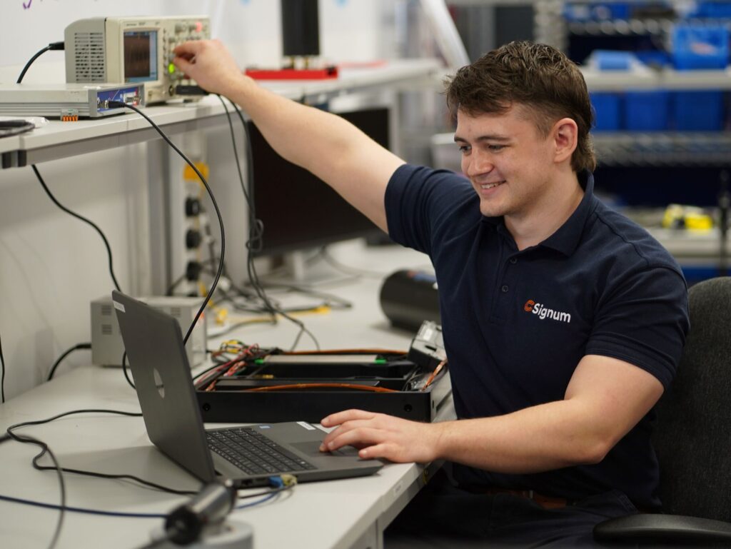 Hamish McAllister, EM Modelling Engineer for CSignum (pic credit Stewart Attwood) logistics-buyer.com